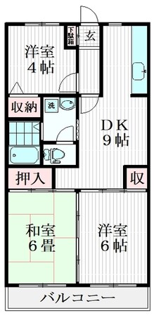 セイハ二俣の物件間取画像